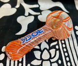 4” Rock Glass Chunky Swirl Handpipe