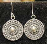Shield 925 Sterling Silver Earrings