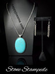 Paparazzi Stone stampede blue necklace