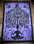 45X27 Purple/Black Assorted Tapestry