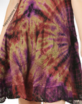 Women’s Tie Dye Sleeves Spaghetti Strap Party Dress