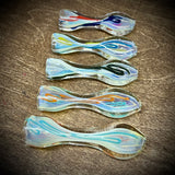 Glass Swirl Color Flat Chillum