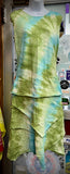 Tie Dye Maxi Dress-Ties in Back.