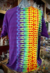 Rainbow Strikes On Purple Size-Adult 2XL