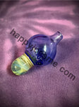 Clear Blue Bubble Glass Carb Cap