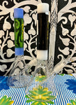 14" Rock Glass Clear Base Beaker Waterpipe