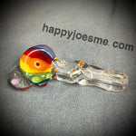 Rainbow Handpipe W/Opal