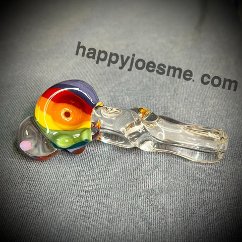 Rainbow Handpipe W/Opal