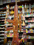 25” Amber Iridescent Glass Assault Rifle Waterpipe