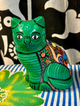 Cat Talavera Pottery 4”