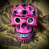 Talavera Sugar Skull Pink/Black/White