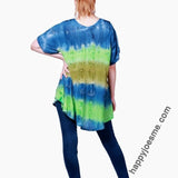 Women’s Tie Dye Embroidered Top