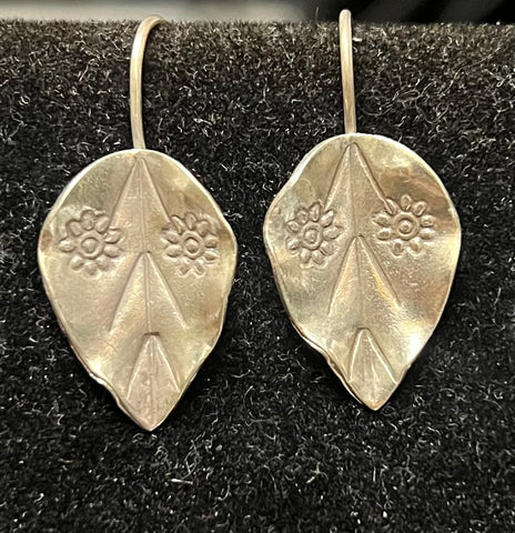 Leaf 925 Sterling Silver Earrings