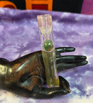 3” Fume W/Green Bump Chillum