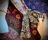 Patchwork Fairy Sleeves Tie Top