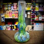 8” Bell W/Straight Neck Soft Glass Waterpipe