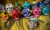 Mini Talavera Pottery Sugar Skull