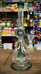 11” Rock Glass Single Perc Tunnel Waterpipe
