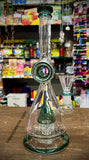 11” Rock Glass Single Perc Tunnel Waterpipe