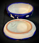 Sun/Moon Dish & Lid Talavera Pottery