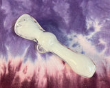 3.5" White Wide Chillum