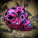 Talavera Sugar Skull Pink/Black/White
