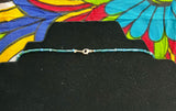 90s Blue Seed Bead Necklace