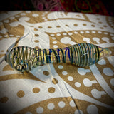 4.5” Spun Silver Fume Handpipe