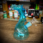 6” Dragon Glass Colorful Waterpipe