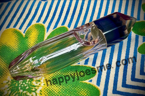 Large Crystal Blown Handpipe