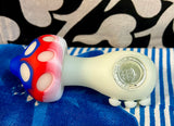 4.5” Silicone Mushroom Glow In The Dark Steamroller