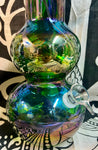 12" Double Bulb W/Straight Top Soft Glass Waterpipe