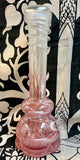 12" double bulb w/hat soft glass waterpipe