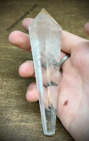 4.5” Clear Quartz Point Crystal