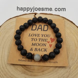 Volcano Stone Moonlight Stone Bracelet - Father's Day Gift