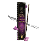 Amethyst Crystal Scents Incense Sticks Smudge Kit