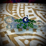 4” Fumed Spin&Rake W/Critter Handpipe