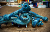 11" Abstract Wig-Wag Dry Pipe