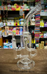 9" Slight Bent Neck Recycler Waterpipe
