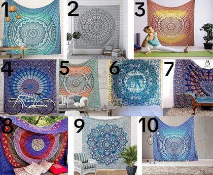 92”x82” Mandala Tapestry