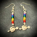 925 Silver Rainbow Earrings