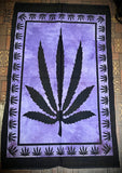 45X27 Purple/Black Assorted Tapestry