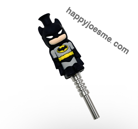 Silicone Batman Nectar Collector W/Titanium Tip