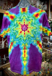 Rainbow Center Mandela On Solid Purple Size-Adult XL