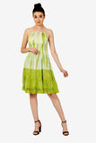 Tie Dye Sleeveless Night Out Beach Dress