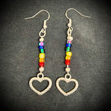 925 Silver Rainbow Earrings