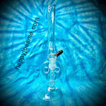 12" American Glass Recycler Waterpipe w/ Dome & Nail