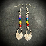 925 Silver Rainbow Earrings
