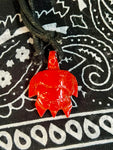 Turtle Necklace Handmade in Mexico Assorted Colors