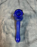 Solid Blue Dry Hammer Bubbler